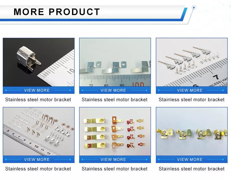 Anodization Precision Metal Stamping Parts Electric Motor Components Starter Carbon Brush