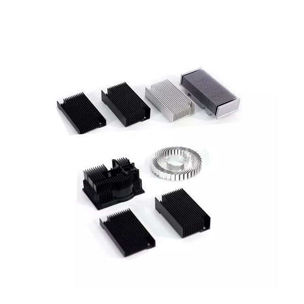 CNC Machining Brass CNC Parts Skived Fin Heat Sink OEM ODM